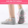 6 Packs Women Yoga Socks with Straps Non-Slip Grips for Pilates Pure Hospital Walking Dance Indoor